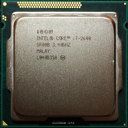 Сравнение процессоров i7 2600