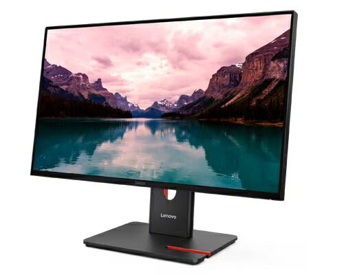 【送料無料】レノボ・ジャパン 64A4MARXJP ThinkVision T24-40 (23.8型/ 1920×1080/ HDMI、DP、VGA/ レイヴンブラック/ スピーカー：無し)【在庫目安:お取り寄せ】| 家電 ディスプレイ