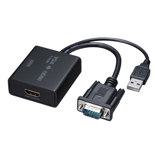 【送料無料】 サンワサプライ VGA-CVHD7 VGA信号HDMI変換コンバーター 【在庫目安:僅少】