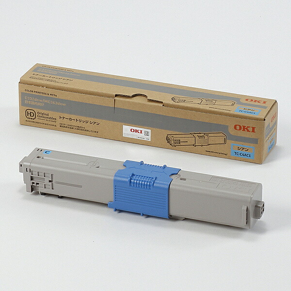【貨物輸送無料】OKI TC-C4AC1 トナーカートリッジ シアン (MC363dnw/ C332dnw)【店卸し資産準拠集団:少しの】| トナー 薬莢 トナーカットリッジ トナー取り替えっこ 刷り上げる 刷り上げる 印刷人 パソコン・周辺機器-その他-マウス・キーボード・入力機器