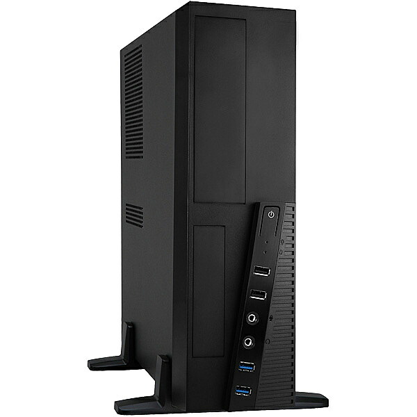 【送料無料】in win development IW-BL057B/300B 300W 80PLUS BRONZE電源搭載 MicroATX＆ITX用 スリムタワーケース ブラックカラーモデル【在庫目安:僅少】｜PC＆家電《CaravanYU 店》