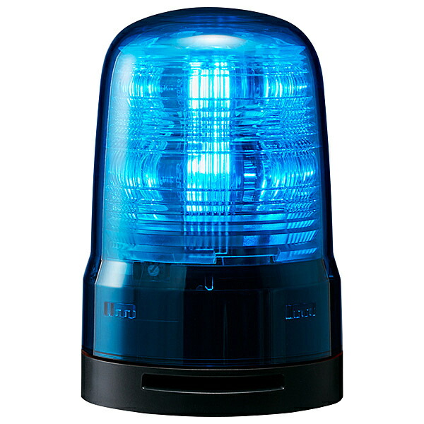 【送料無料】パトライト SF08-M1KTB-B 小型LED回転灯 青 DC1224V ブザー付き【在庫目安:お取り寄せ】