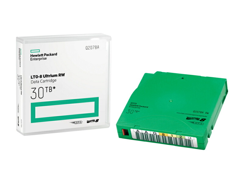 【送料無料】HP Q2078AN LTO8 Ultrium 30TB 20巻パック(バーコードラベル付き)【在庫目安:お取り寄せ】|PC&家電《CaravanYU 店》