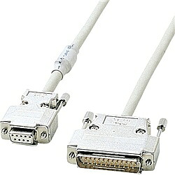 【貨物輸送無料】サンワサプライ KRS-3110FN RS-232C有線テレビ（モデム・TA用・10m）【店卸し資産引き合い:お取り寄せ】