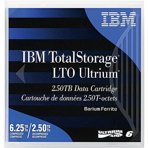 【貨物輸送無料】IBM 00V7590 Ultrium LTO6磁気テープ薬莢 2.5結核症/ 6.25結核症【店卸し資産準拠集団:少ない】