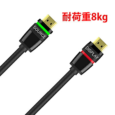 【送料無料】ハイテクインター 158-RT-002 メカニカルロック式HDMIケーブル 5m （耐荷重8kg）【在庫目安:お取り寄せ】｜PC＆家電《CaravanYU 店》