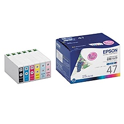 【貨物輸送無料】EPSON 集積回路6CL47 製造業者完全無欠 インキ薬莢 6色風呂敷き包み【店卸し資産引き合い:お取り寄せ】| 結びあわせる機 インキ