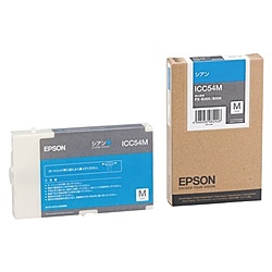 【送料無料】 EPSON ICC54M メーカー純正 インクカートリッジM シアン (PX-B300/ B500用) 【在庫目安:お取り寄せ】| インク インクカートリッジ インクタンク 純正 純正インク