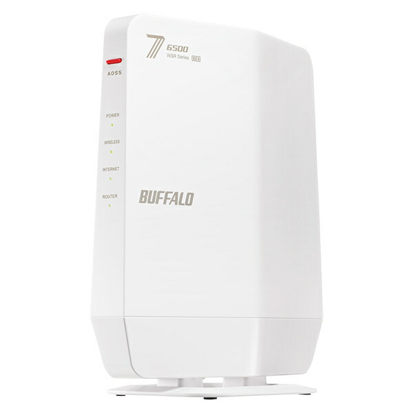 【送料無料】 バッファロー WSR6500BE6P-WH 無線LAN親機 802.11be/ ax/ ac/ n/ a/ g/ b 5764+688Mbps 【在庫目安:お取り寄せ】 16,830円