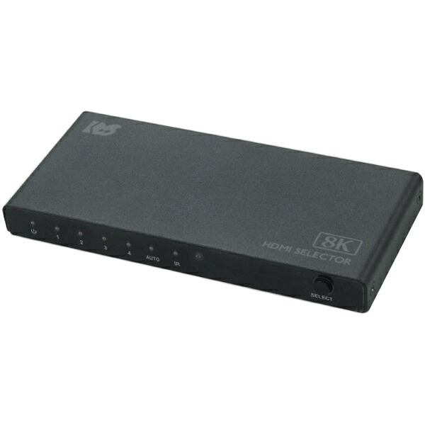 【送料無料】 ラトックシステム RS-HDSW41-8K 8K60Hz/ 4K120Hz対応 4入力1出力 HDMI切替器 【在庫目安:お取り寄せ】