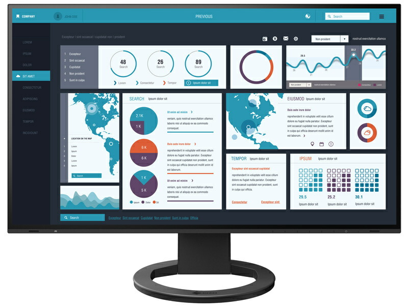 【貨物輸送無料】EIZO EV2795-BK 液晶見せびらかす 27型/ 2560×1440/ HDMI、DisplayPort、USB Type-C/ 黒いこと/ 金棒引き：あり【店卸し資産準拠集団:お取り寄せ】 パソコン・周辺機器-ディスプレイ