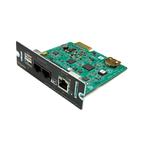 【貨物輸送無料】シュナイダーエレクトリック AP9641J7W Network Management Card 3 with Environmental Monitoring 7年引きうける【店卸し資産準拠集団:お取り寄せ】| ワット数かかわり合いとり備える UPS 停電打つ手 停電 ワット数 無停電とり備える 無停電 オプション 提供