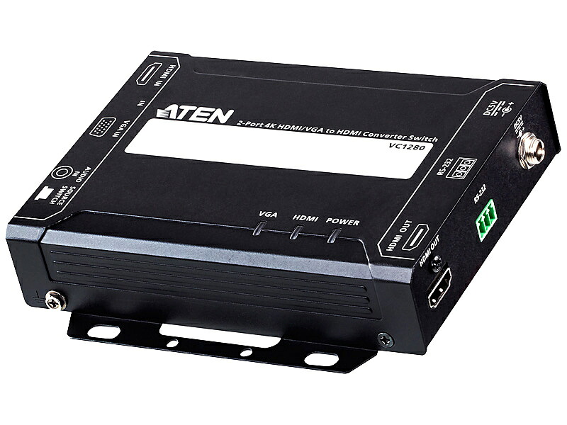 【送料無料】 ATEN VC1280 2ポート HDMI/ VGA→HDMIコンバータースイッチ（4K対応） 【在庫目安:お取り寄せ】| パソコン周辺機器