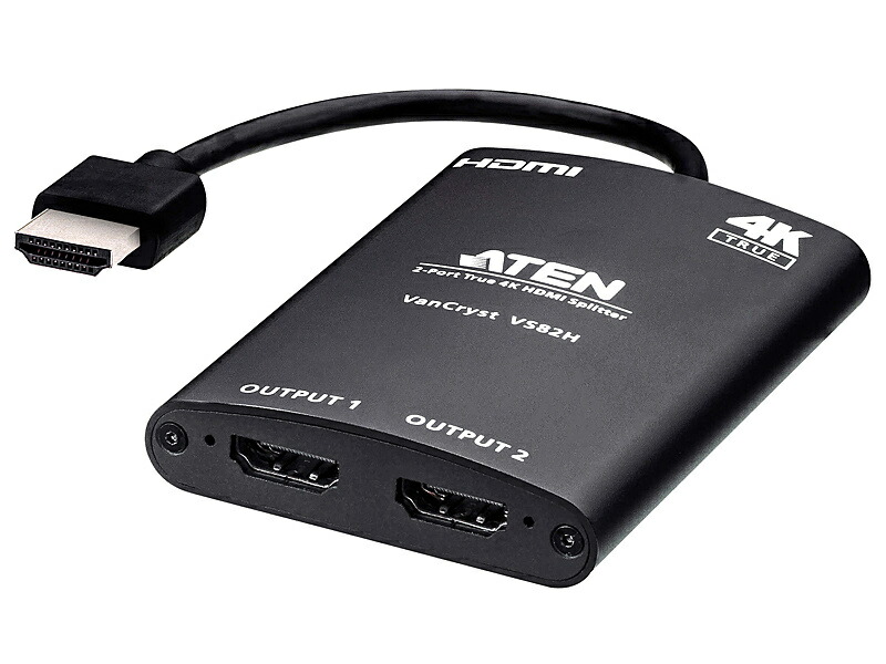 ATEN VS184A 4K対応 HDMI 4分配器 スプリッター HDMI 4分配器（4K対応） - VS184A, ATEN ビデオ分配器/ビデオ