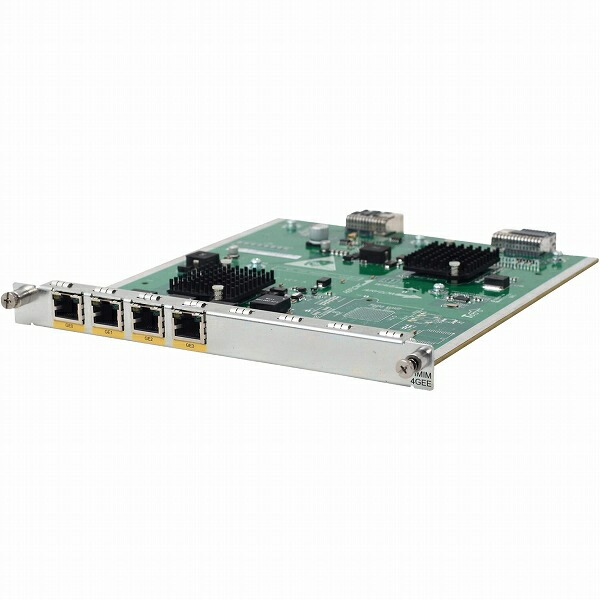【貨物輸送無料】S0W32A HPE Networking Comware MSR 4-port Gig-T HMIM-V2 Module【店卸し資産引き合い:お取り寄せ】