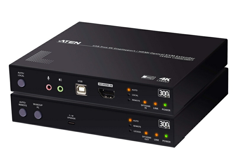 【送料無料】 ATEN CE980 DisplayPort/ HDMI 光ファイバーKVMエクステンダー（4K60p @ 300m） 【在庫目安:お取り寄せ】| パソコン周辺機器 複合エクステンダー エクステンダー PC パソコン 193,188円