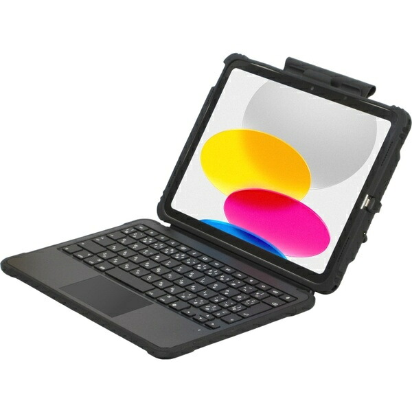 【送料無料】ブルー KBC-IP10BL02 iPad 第10世代・iPad(A16)用 キーボード付ケース(トラックパッド付キーボードタイプ)【在庫目安:お取り寄せ】｜PC＆家電《CaravanYU 店》
