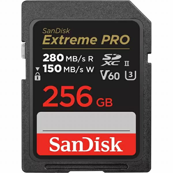 【送料無料】 SDSDXEP-256G-JNJIP SanDisk Extreme PRO UHS-II V60 256GB 【在庫目安:お取り寄せ】
