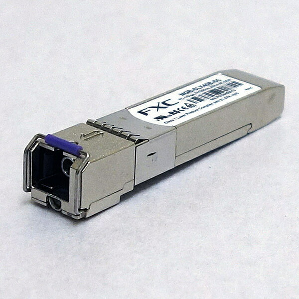 【送料無料】 FXC MGB-SLX40B-SC-ASB5 1000BASE-LX SMF SC 1芯(40km/ TX1550nm) SFP モジュール + 同製品SB5バンドル 【在庫目安:お取り寄せ】| パソコン周辺機器