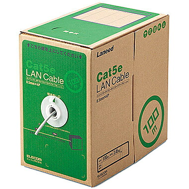 【送料無料】ELECOM LD-CT2/LG100/RS RoHS対応LANケーブル/ CAT5E/ 100m/ ライトグレー/ 簡易パッケージ【在庫目安:お取り寄せ】|PC&家電《CaravanYU 店》