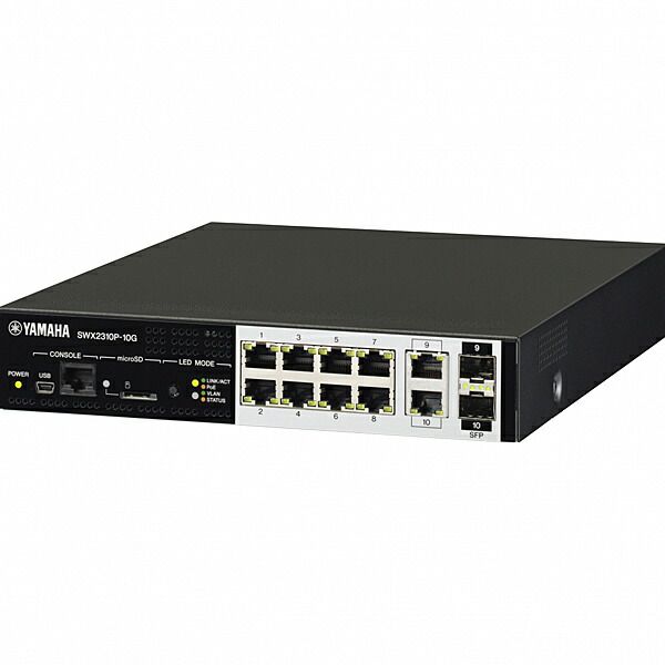 楽天市場】SWX2210P-10G スマートL2 PoEスイッチ 多数のPoE受電