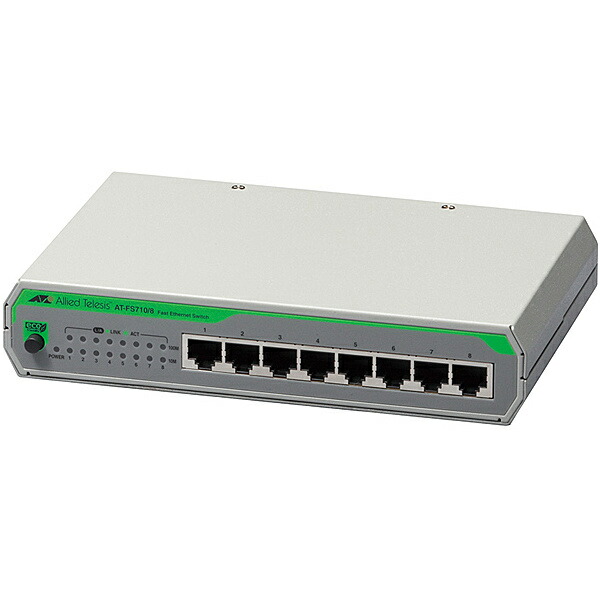 【送料無料】アライドテレシス 3716R AT-FS710/ 8 レイヤー2スイッチ【在庫目安:僅少】
