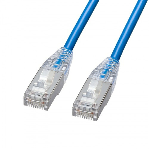 【送料無料】 サンワサプライ KB-SL7YS-15BL カテゴリ7LANケーブル（スリム、やわらか、ツメ折れ防止コネクタ、15m・ブルー） 【在庫目安:お取り寄せ】