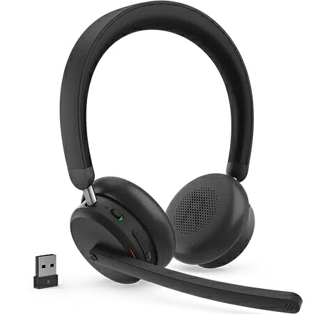 【送料無料】 レノボ・ジャパン 4XD1S19777 Lenovo Dual-Mode ワイヤレス アクティブノイズキャンセリング ヘッドセット 6550(USB Type-A レシーバー同梱) 【在庫目安:僅少】