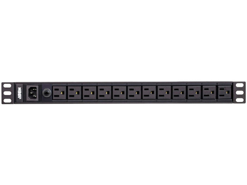 【送料無料】 ATEN PE0112A 12ポート ベーシックPDU（15A対応・省スペースタイプ） 【在庫目安:お取り寄せ】| オフィス オフィス家具 サーバーラック用コンセント コンセント サーバーラック サーバー ラック 14,831円