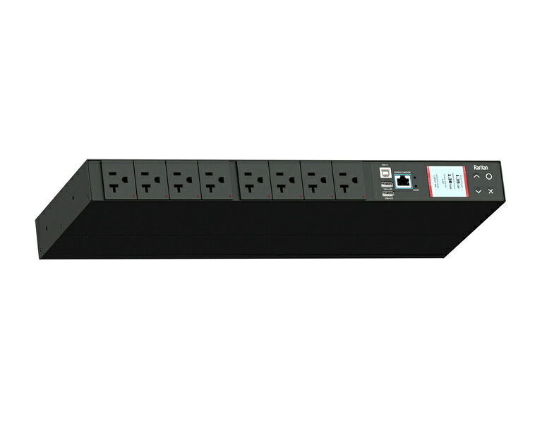 【貨物輸送無料】Raritan PX3-5145JR iPDU 単相 AC100V 15A インプット繋ぎ：NEMA 5-15P アウトネットボール：NEMA 5-20R(8) 1.5kVA 1U手あい ※NEMA5-15R繋ぎ合わせる能力のある【棚卸し資産判定基準:お取り寄せ】| 事務室 事務室調度品