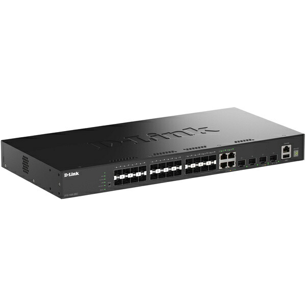 【貨物輸送無料】D-Link DGS-1530-28SC/A1 DGS-1530-28SC ギガビットL2スタッカブルスマートマネージドスイッチ、SFP拡張スロット×24、10G SFP+拡張スロット×4(10/ 100/ 1000BASE-Tジャズバンド界面×4)、LLW引き受ける客体【店卸し資産引き合い:お取り寄せ】| マイコン境界線の外側設備