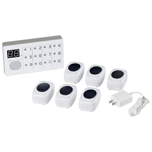 【貨物輸送無料】ELPA EWS-S7035 無線電話鐘 卓上押し名取り草変速機器6台＋12ch傍受器仕掛ける【店卸し資産引き合い:お取り寄せ】| 生きて行く家電 インターコム