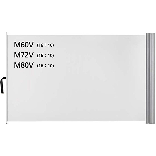 【送料無料】 泉 WOL-M72V WOLシリーズ 72型ワイド（16：10）シャッターロール式マグネットスクリーン 【在庫目安:お取り寄せ】