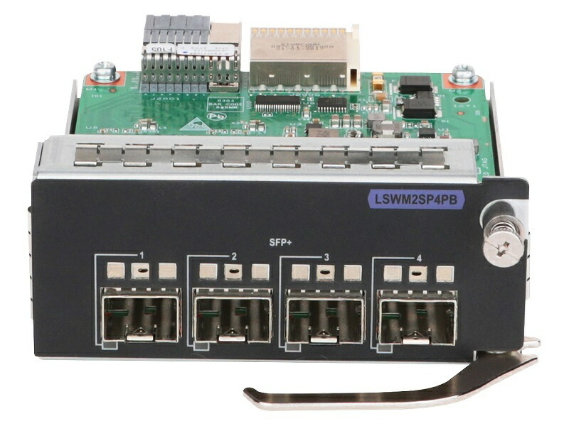 【送料無料】 S0T04A HPE Networking Comware 5140HI/ 5520HI/ 5600HI 4-port 1/ 10G SFP+ Module 【在庫目安:お取り寄せ】| パソコン周辺機器 拡張モジュール モジュール 拡張 PC パソコン