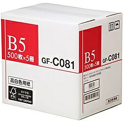 【貨物輸送無料】Canon 4044B010 GF-C081 B5 FSCMIX【店卸し資産標準尺度:お取り寄せ】