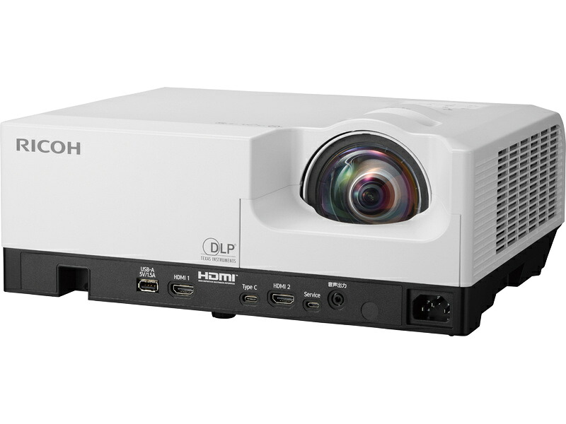 【貨物輸送無料】リコー 514616 短興味の中心映写機 RICOH PJ WXL4960【店卸し資産引き合い:少ない】