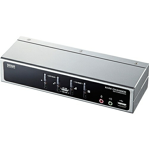 【貨物輸送無料】サンワサプライ SW-KVM4HVCN USB・なおなお書き/ 2コンソール両相応うマイコン自動小銃うつり変わり器（4：1）【店卸し資産引き合い:お取り寄せ】