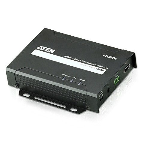 【貨物輸送無料】ATEN VE802R Power over HDBaseT(POH)-Lite（Class B相応う）HDMI受信システム【店卸し資産準拠集団:お取り寄せ】| マイコン境界線の外側機械 結びあわせるエクステンダー エクステンダー マイコン マイコン パソコン・周辺機器-PCアクセサリー-その他