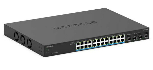 【送料無料】 NETGEAR MS324TXUP-100JPS Ultra60 PoE++対応 (720W) 2.5G/ 1G 24ポート SFP+スロット×4 アプリ＆クラウドスマートスイッチ 【在庫目安:僅少】