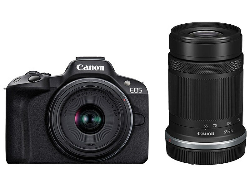 Canon EOS R50 ダブルズームセット　ホワイト 3年保険付]キヤノン EOS R50・ダブルズームキット ホワイト APS