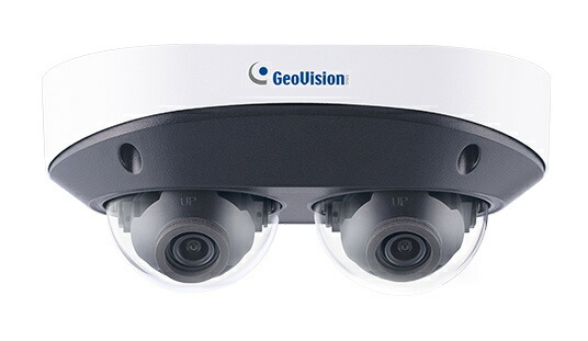 【貨物輸送無料】GeoVision GV-TMS8800T2 GV-TMS8800、2つの400万絵素CMOSを積み上げるしたH.265/ H.264両相応う2眼マルチセンサーネットワークドーム型写真機 2年引きうける【店卸し資産準拠集団:お取り寄せ】