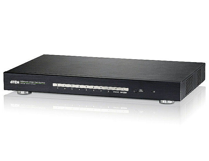 【貨物輸送無料】ATEN VS1818T 1インプット8最終生産物 Cat5手合い HDMIビデオスプリッター【店卸し資産準拠集団:お取り寄せ】