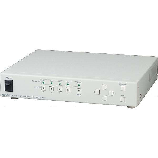 【送料無料】ラウンド MD-410 マルチ表示機能付HDMI4chセレクター（4入力1出力、DVI-D対応、業務用、外部制御対応）【在庫目安:お取り寄せ】｜PC＆家電《CaravanYU 店》