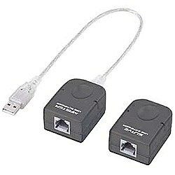 【貨物輸送無料】サンワサプライ USB-RP40 USBエクステンダー【店卸し資産引き合い:お取り寄せ】