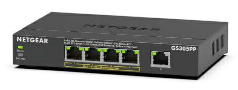【棚卸し資産判定基準:あり】【貨物輸送無料】NETGEAR GS305PP-300JPS GS305PP PoE+相応うギガビット5界面 アンマネージスイッチ