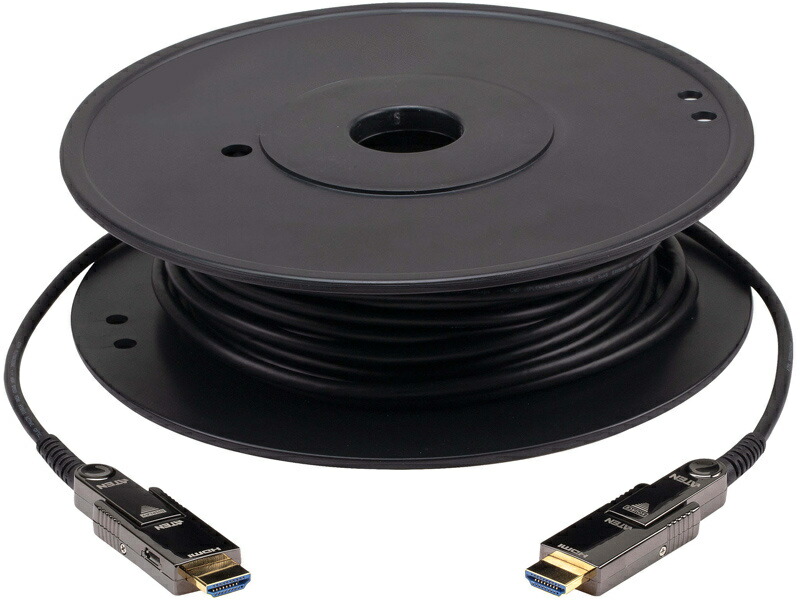 【貨物輸送無料】ATEN VE7831A 4K60p相応う HDMI 活動的光ケーブル（10m）【店卸し資産引き合い:お取り寄せ】| 提供 HDMI有線テレビ 牡-牡 HDMI 有線テレビ