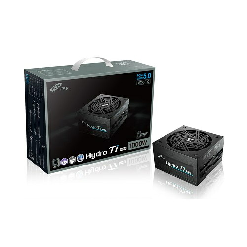 【送料無料】 FSP HTI-1000M Hydro Ti PRO 1000W /ATX12 V3.0準拠 /PCIe 5.0対応 /12VHPWRコネクター装備 /80PLUS TITANIUM フルモジュラー方式 1000W ATX電源 /10年保証 【在庫目安:お取り寄せ】