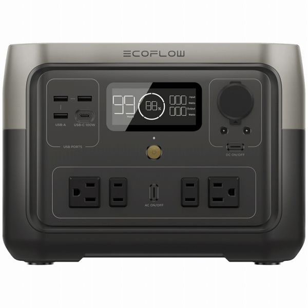 【送料無料】 EcoFlow ZMR610-B-JP RIVER 2 Max （ポータブル電源 512Wh） 【在庫目安:お取り寄せ】