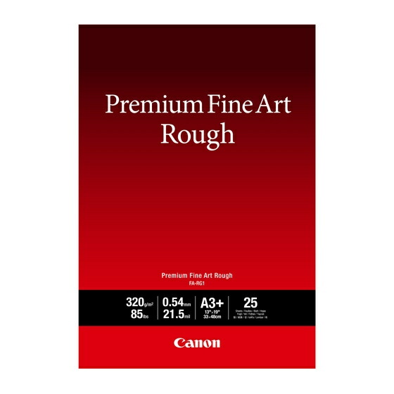【送料無料】Canon 4562C004 プレミアムファインアート・ラフ A3ノビ 25枚 FA-RG1A3N25【在庫目安:お取り寄せ】