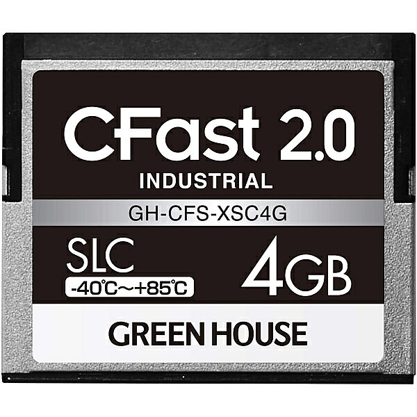 【貨物輸送無料】GREEN HOUSE GH-CFS-XSC4G CFast2.0 SLC -40度85度 4GB 3年引き請ける【店卸し資産準拠集団:お取り寄せ】 その他-パソコン・周辺機器